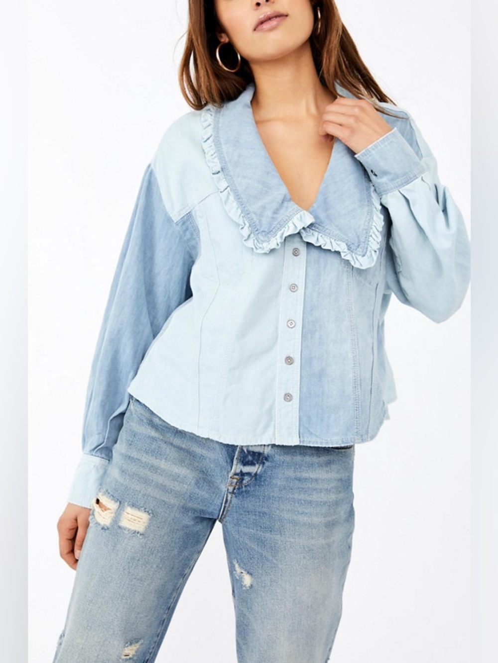 Free People Daisy Baby Buttondown